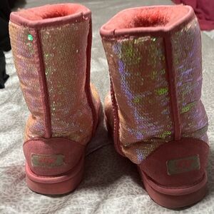 UGG Sequin Pink Boots